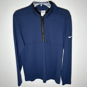 Nike Victory Dri-FIT Navy Blue 1/2 Half Zip Golf Pullover Men’s Small S - Picture 1 of 9