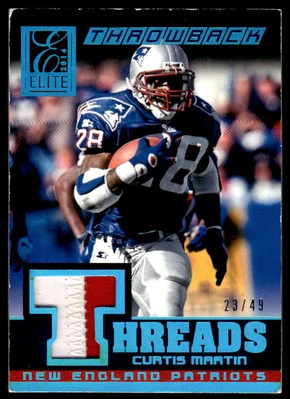 2014 Panini Elite #61 Curtis Martin (low grade) Patriots - Image 1 of 2