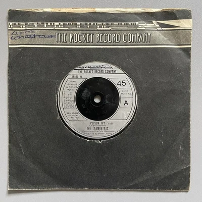 The Lambrettas.   Poison Ivy.      7" Vinyl.  1980:  Rocket records EX - Image 1 of 3