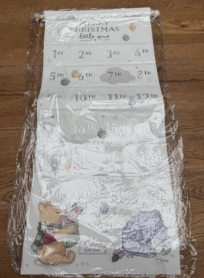 Winnie The Pooh Fabric Advent Calendar - White - Disney - Winnie The Pooh - Image 1 of 4