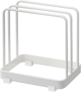 Home Platte Schneidebrett Ständer Weiß - Neu Küche Aufbewahrung Regal Halter Organizer - Bild 1 von 12