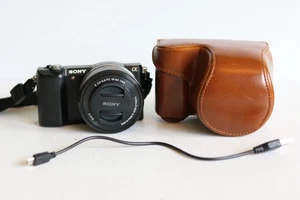 Sony Alpha Alpha A5000 20.1MP Digital Camera - Black (w/ 16-50mm Lens) And Case - Picture 1 of 13