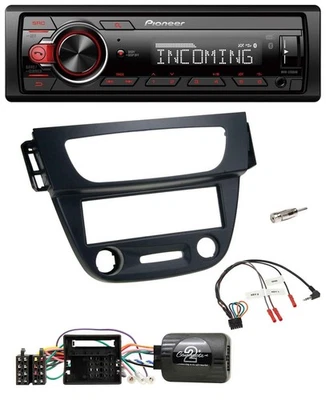 Pioneer Bluetooth USB DAB Lenkrad Autoradio für Renault Megane III 09-12 schwarz - Bild 1 von 4