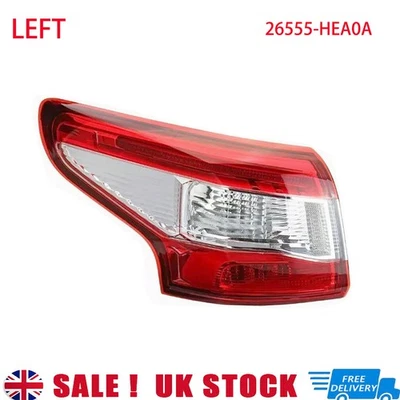 Rear Tail Light Brake Lamp LEFT For Nissan Qashqai MK2 J11 2014-2016 26555-HEA0A - Image 1 of 4