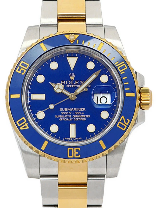 Reloj Rolex Submariner Fecha Azul Sub 116613LB Azul Hombre Usado #112426 Foto 1 de 4