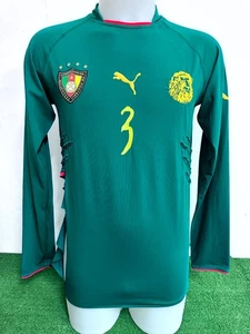 Cameroon Tchato Match Worn Shirt 2004/2005 COA - Picture 1 of 7