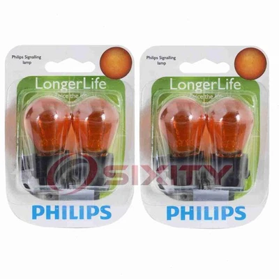 2 pc Philips Front Turn Signal Light Bulbs for Lincoln Blackwood Continental sa - Image 1 of 4