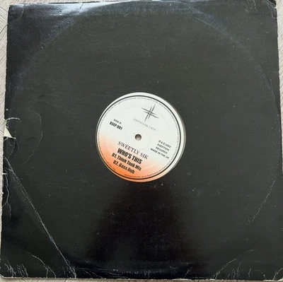 Sweetly Sik ‎– Who's This 12" Clear Promo Vinyl UKG UK Garage 2002 - Image 1 of 4