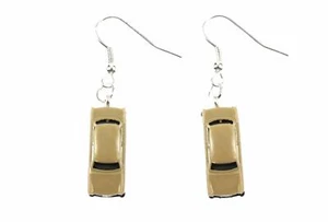 Trabi Earrings Car Trabant Trabbi Miniblings Pendant GDR Model 1:160 Beige - Picture 1 of 4