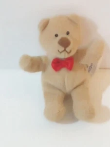 Toys R Us McDonalds Animal Alley Hughbert Teddy Bear Plush 2001 Mini Toy 4"x 3" - Picture 1 of 6