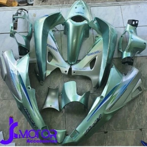 Fairing Honda WAVE125S/pointed head/square key Limited Green Matte Bronze Frame - Foto 1 di 6