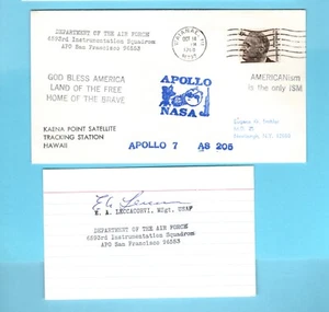 Seguimiento del Apolo 7 (AS-205) Lanzado - 14/10/1968 por Waianae, HI - Imagen 1 de 1