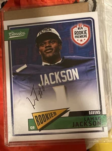 2018 Panini Rookie NFLPA prima autografo Lamar Jackson 8x10 foto limitata - Foto 1 di 5