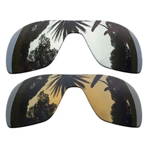 Silver&Bronze Gold Replacement Lenses for-Oakley Turbine Rotor OO9307 Polarized - Imagen 1 de 6