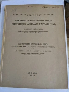 Turkish Antiques Ankara 1940 Paperback Book - Picture 1 of 13