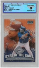2000 Stadium Club Chrome TONY GWYNN #EG7 Refractor Eyes of Game 💎 DSG 8 NM/Mint