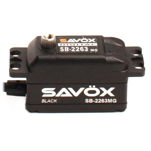 Savox SB2263MGB Low Profile Brushless Digital Servo 10kg/0,076s@6,0V - SCHWARZ - Bild 1 von 1