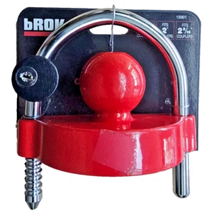 BROK Universal Coupler Lock  Fits 1-7/8",2" & 2-5/16" Couplers 15901 - Bild 1 von 2