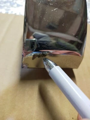 BMW E3 2500-3.3Li Bavaria NOS OEM Rear Bumper Chrome Cover 51121804413 - Image 1 of 4