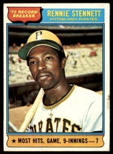 1976 Topps #6 Rennie Stennett Pittsburgh Pirates