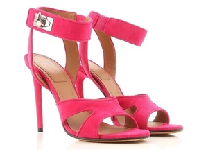 Givenchy Women's stiletto heels sandals fuxia suede leather Size US 9.5 - EU 39½ - Picture 1 of 4
