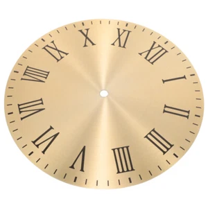 Placa de reloj romano de metal para alumnos hágalo usted mismo movimiento de pared esfera mecanismo de repuesto - Imagen 1 de 12