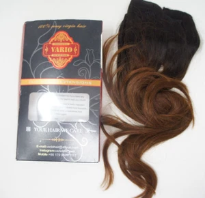Vario Echthaar Extensions, Clip in 16" #1B/4 - Bild 1 von 2