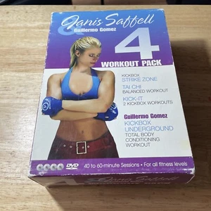 Janis Saffell Guillermo Gomez 4 - Workout (DVD, 2007, 4-Disc Set) - Picture 1 of 2