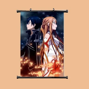 Wall Poster HOT Anime SAO Sword Art Online Jasna Tung Scroll Home Decor Cosplay - Picture 1 of 2