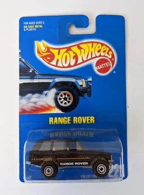 1992 HOT WHEELS Blue Card 1:64 RANGE ROVER #221 Toy Car - Image 1 of 2