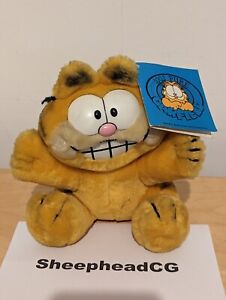Vintage Garfield Stuck on You Plush 1981 Cat 1980s With Tags! No Suction Cups!