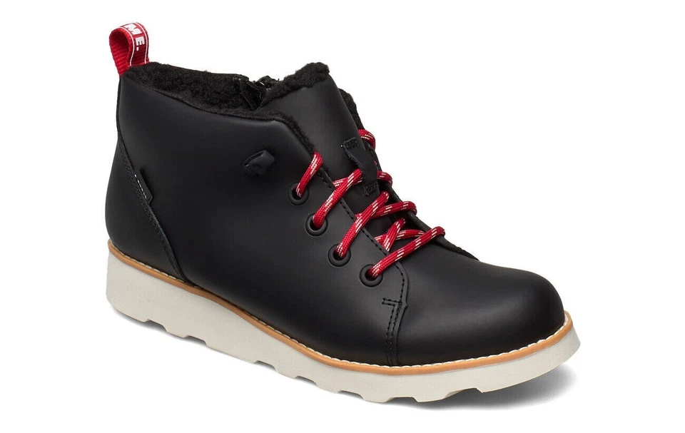 Clarks Crown Tor K Black Leather Boys Winter Boots UK Size 11 G - Image 1 of 1
