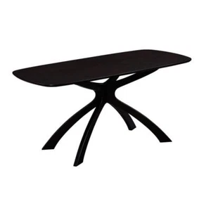 Boraam Dining Table 30 " H X 63 " L, 4 Person Rectangular Wood Frame In Black - Picture 1 of 6