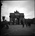 Paris Arc De Triomphe Du Carrousel -  Ancien Ngatif Photo An. 1950