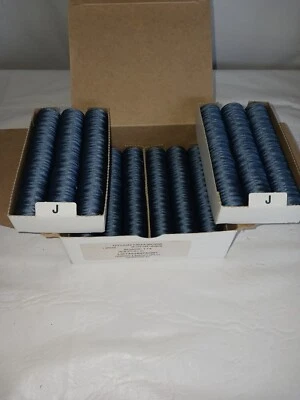 Heminway & Bartlett Nylon Hembobs Shade 114 Blue Jean Blue 144 Bobbins 2 AVAILAB - Image 1 of 4