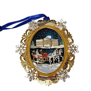 Decorazione Natalizia Associazione Storica Casa Bianca 2004 - Nuova Con Scatola - Foto 1 di 5