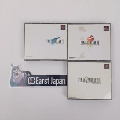 Sony Playstation PS1 Final Fantasy VII VIII IX FF FF7 FF8 FF9 CIB NTSC-J Testé - Photo 1/4