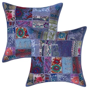 Art Decor Handmade Floor Cushion Vintage Ethnic Hippie Gypsy Pillow Meditation - Picture 1 of 6