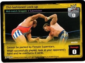 WWE: Old-fashioned Lock-up [Played] card type Mid-match Manuever Raw Deal Wrestl - Picture 1 of 1