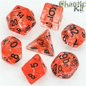 Set dadi classe Rogue Dungeons and Dragons, pugnale. Set dadi poliedrici DND - Foto 1 di 5