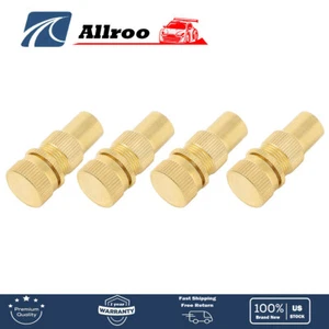 Tyre Deflators Brass Air Deflator 0-60 PSI Tire Valve Core Tool Automatic 4Pcs - Picture 1 of 9