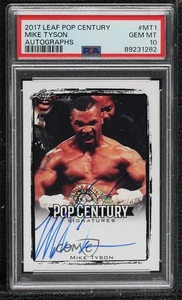 2017 Leaf Pop Century Mike Tyson #BA-MT1 PSA 10 GEM MT Auto 0yo1 - Picture 1 of 3