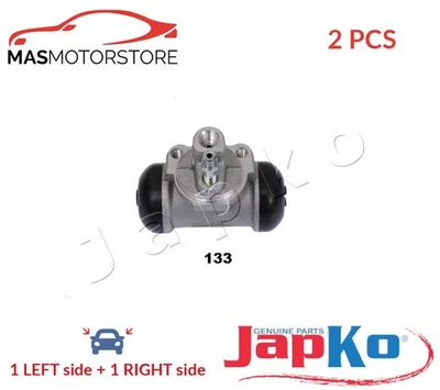DRUM WHEEL BRAKE CYLINDER PAIR REAR JAPKO 67133 2PCS V NEW OE REPLACEMENT - Image 1 of 4