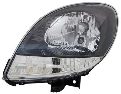 Scheinwerfer links für Renault Kangoo Nissan Kubistar H4 Schwarz Blinker Weiß - Bild 1 von 4