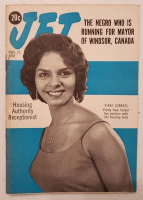 Jet Magazine November 27 1958~Anita Ekberg~Lena Horne~Edna Mae Robinson - Image 1 of 4
