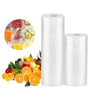 Commercial Grade 8"x50' 11"x50' Vacuum Sealer Roll Food Saver Storage Bags 4 Mil - Picture 1 of 10