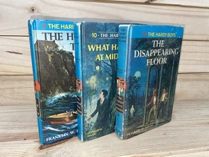 Vintage Hardy Boys Buch Lot 1959 1964 1967 Hardcover Set 3 Bände 2, 10, 19 - Bild 1 von 15