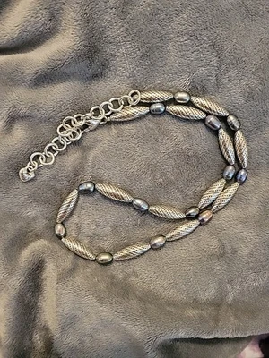 Collar ajustable Brighton Dream perlas púrpura/azul perlas plata Foto 1 de 4