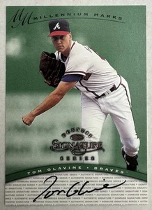 1997 Donruss Signature Series Millennium Marks Tom Glavine Auto Autograph #727 - Picture 1 of 2