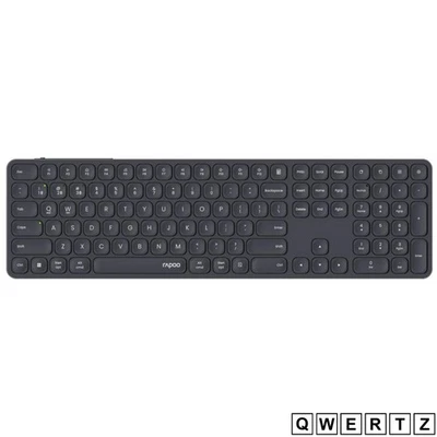 Rapoo E9810M Dunkelgrau Tastatur kabellos Kabellose Tastatur - Bild 1 von 4
